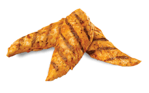 3 x succulent strips of Pepe's piri piri chicken